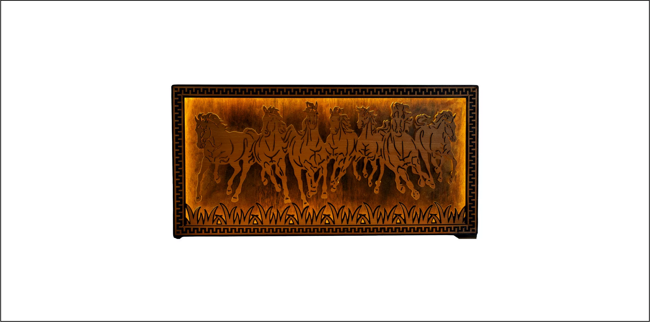 SEVEN HOURS WALL ART FRAME IN Laser Art SURAT product image