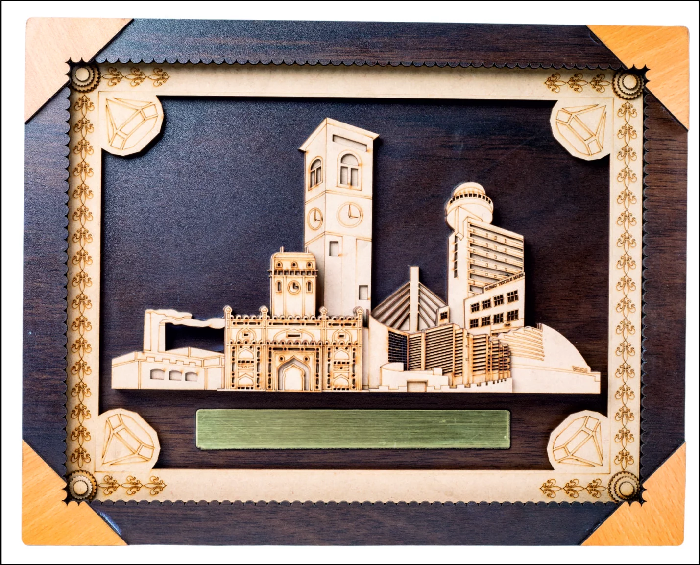 SURAT CITY WOODEN LASER CUTING FRAME In SURAT product image