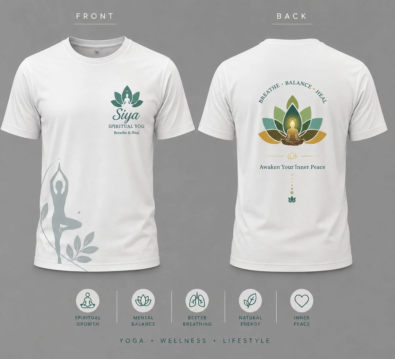 Yoga Day T Shirt in Greater Noida | GANGWAR PRINTING GANGWAR PRINTING Gangwarprinting@gmail.com