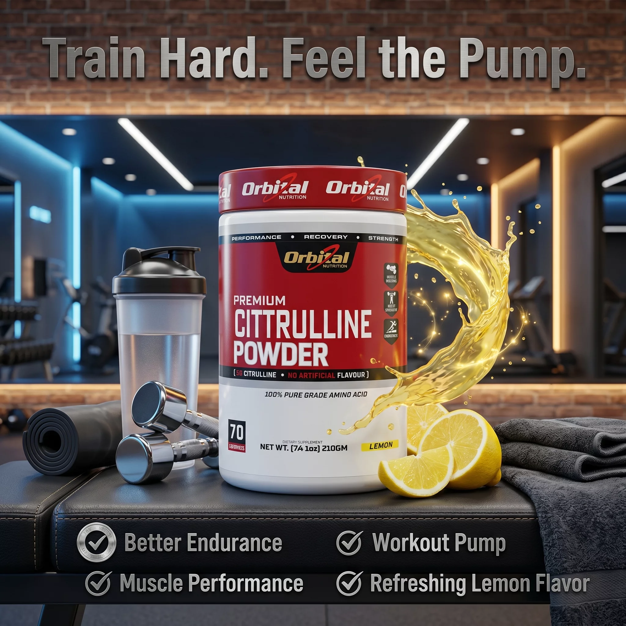Premium Arginine Powder-Lemon in Bengaluru product image