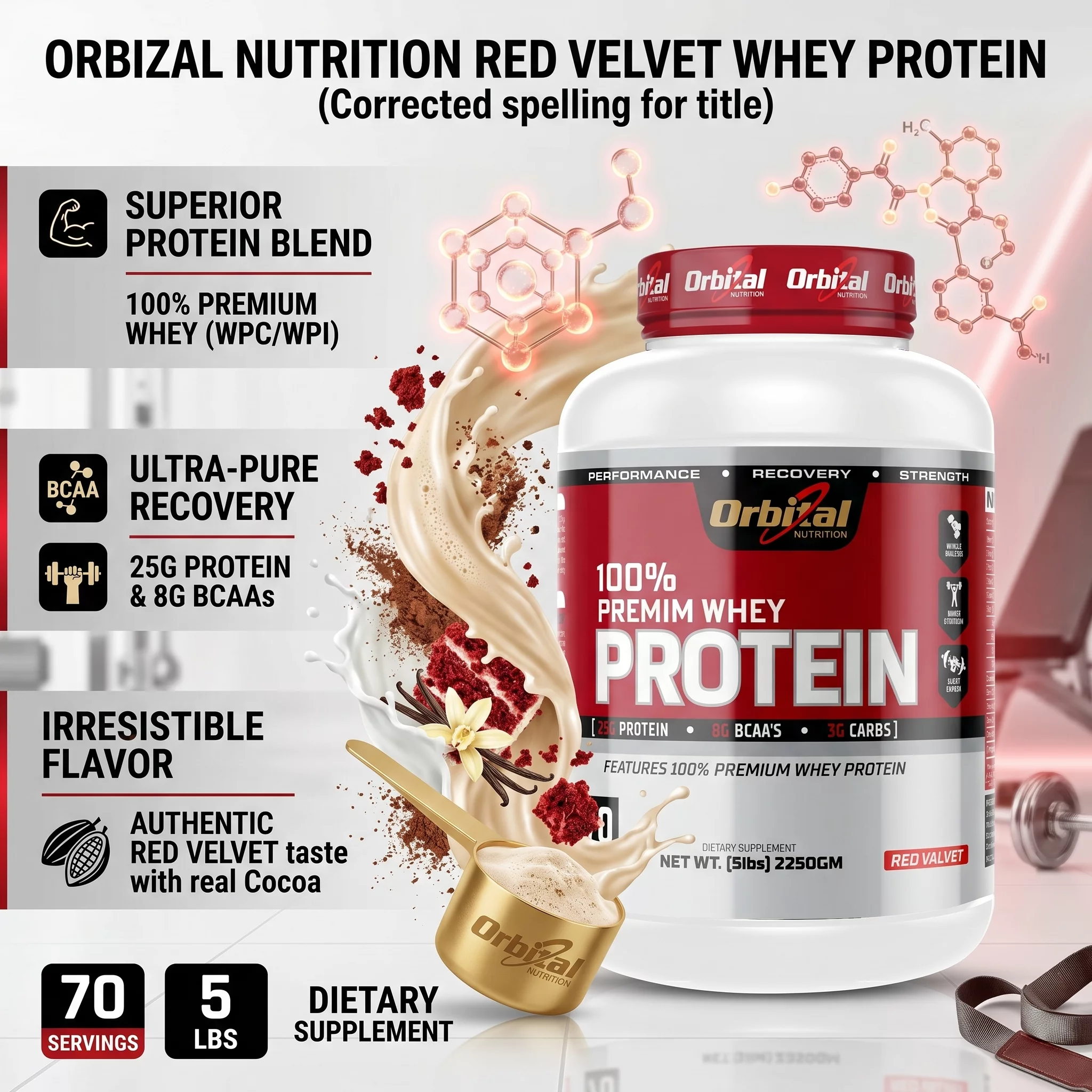 PREMIUM WHEY 6 PRO-RED VELVET in Bengaluru product image