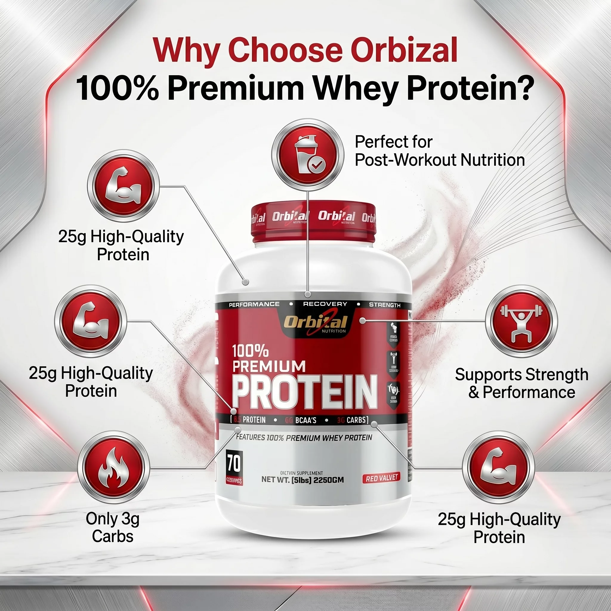 PREMIUM WHEY 6 PRO-RED VELVET in Bengaluru product image