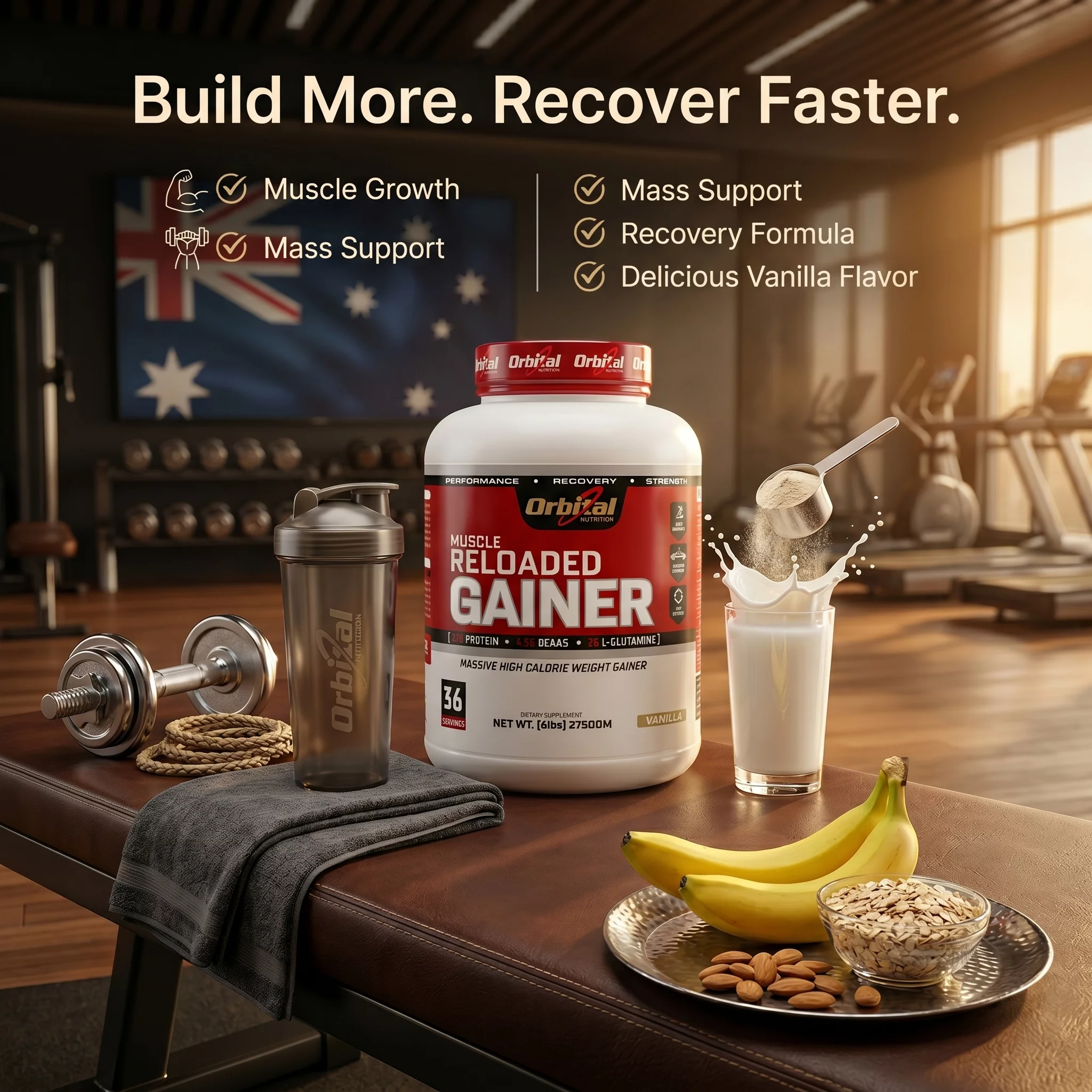 MUSCLE RELOADED GAINER-VANILLA in Bengaluru product image
