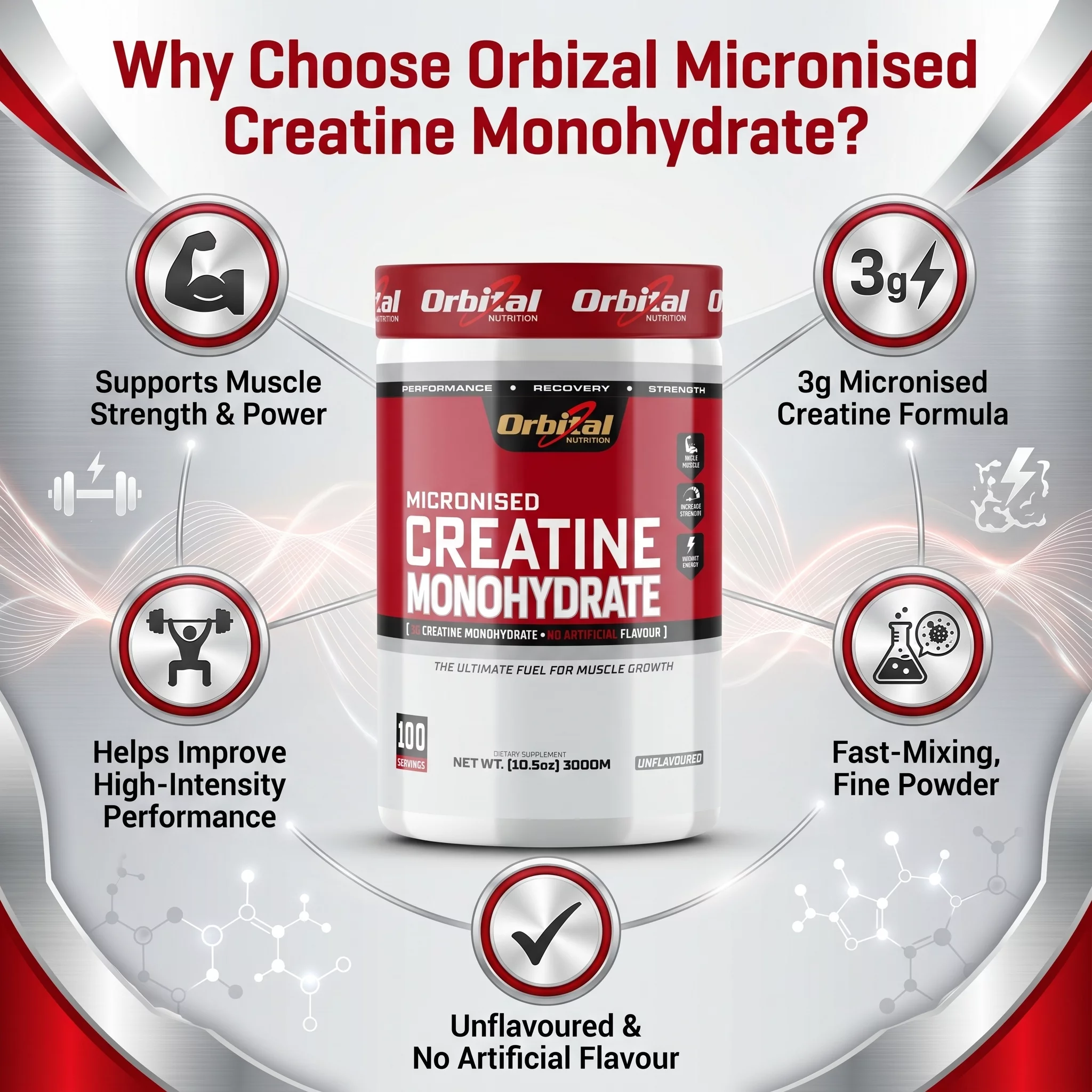 Creatine Monohydrate in Bengaluru | Integrity Square product image