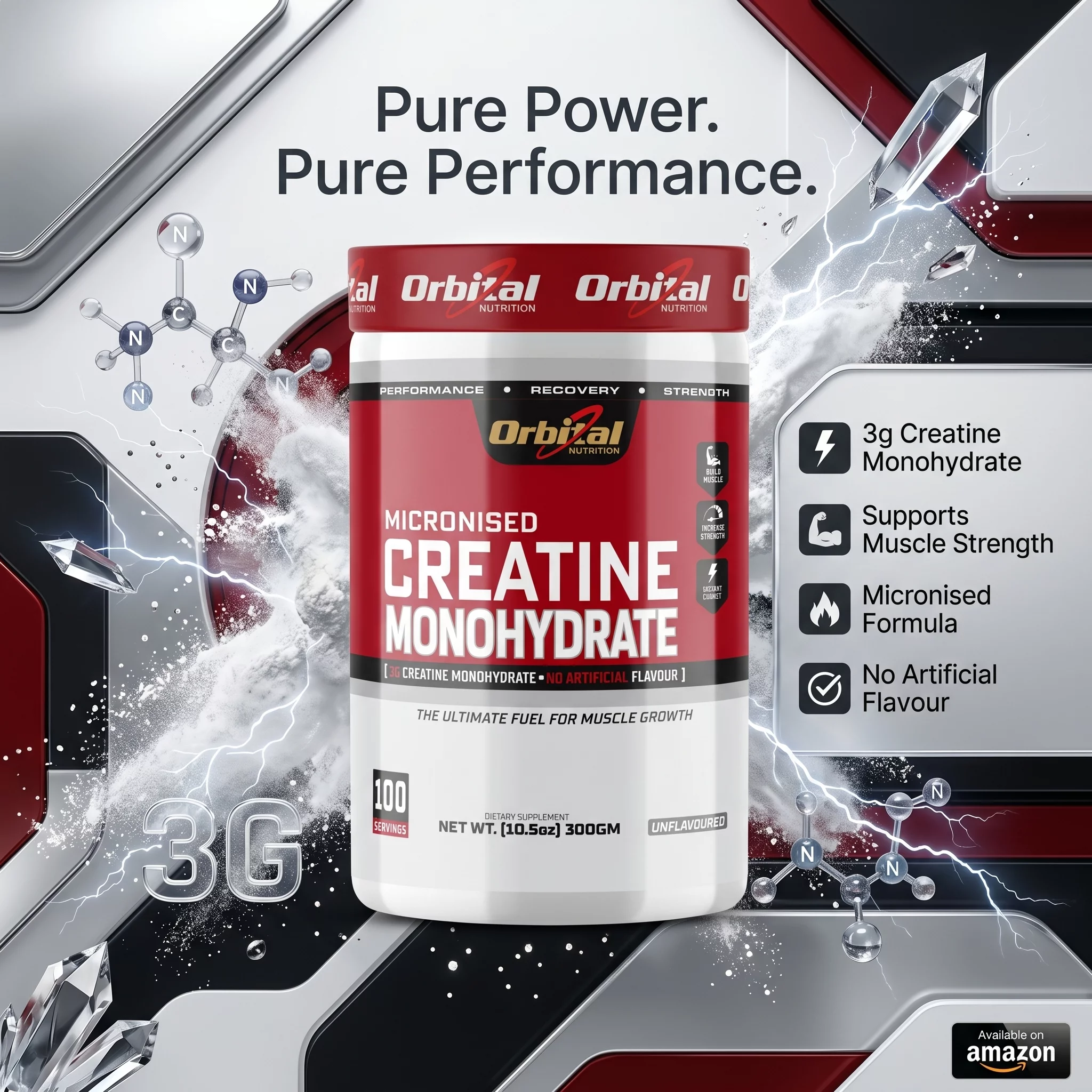 Creatine Monohydrate in Bengaluru | Integrity Square product image