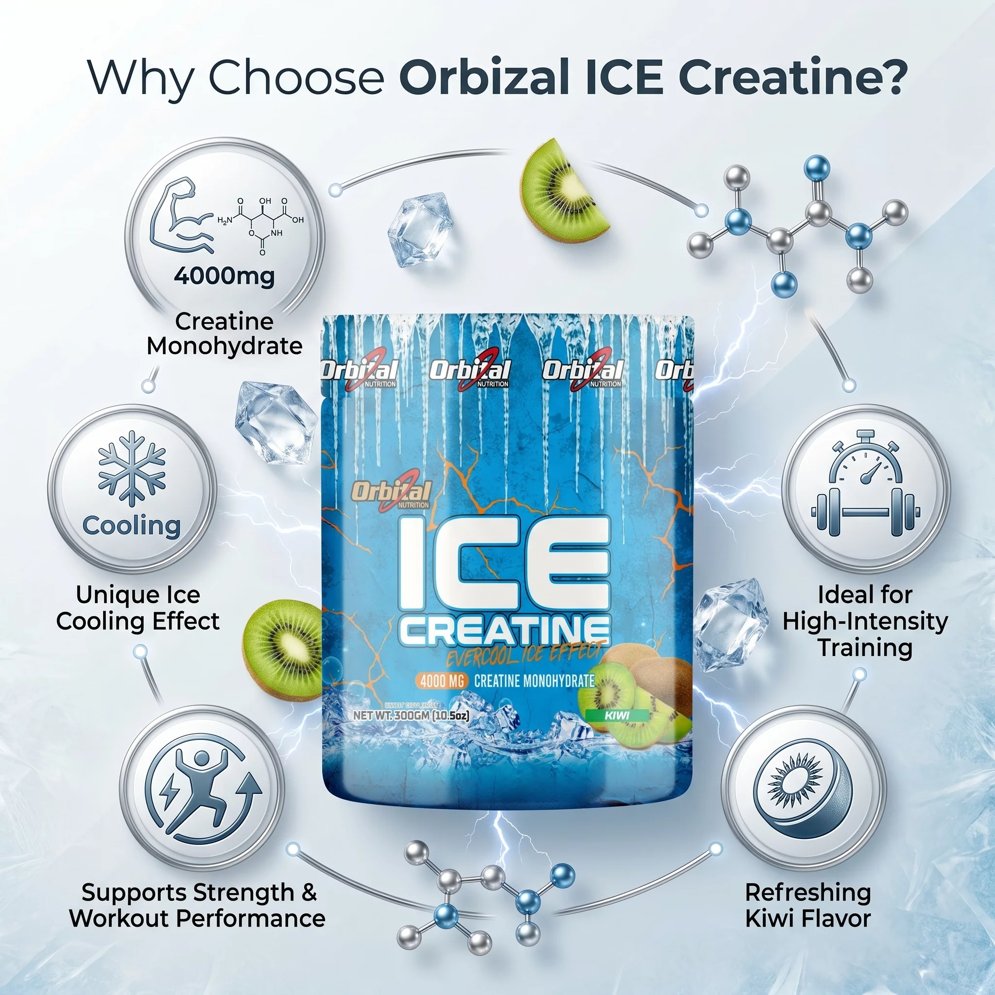 ICE CREATINE-KIWI in Bengaluru | Integrity Square product image