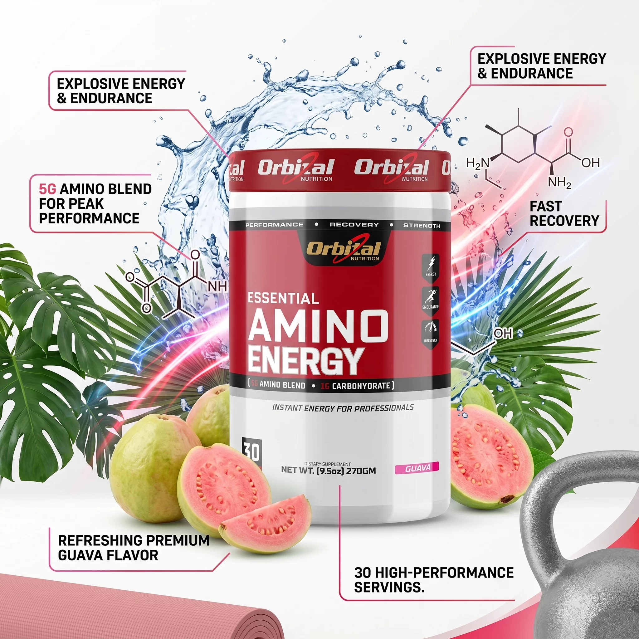 ESSENTIAL AMINO ENERGY-GUAVA in Bengaluru | Integrity Square product image