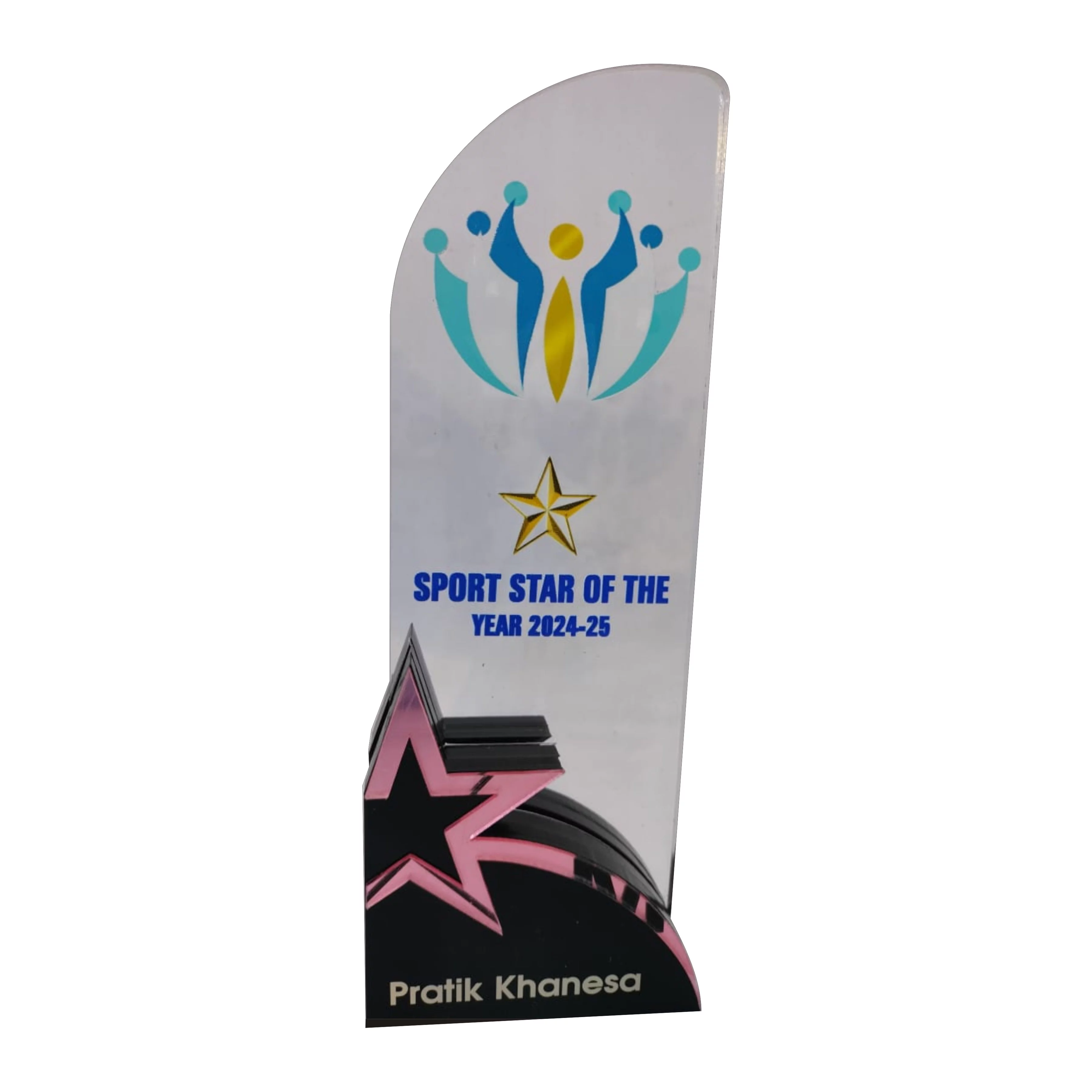 Acrylic UV Print Trophy in Abrama | Laser Art