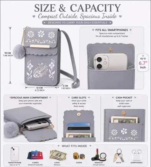 Cute Sling Bag For Girls & Womens