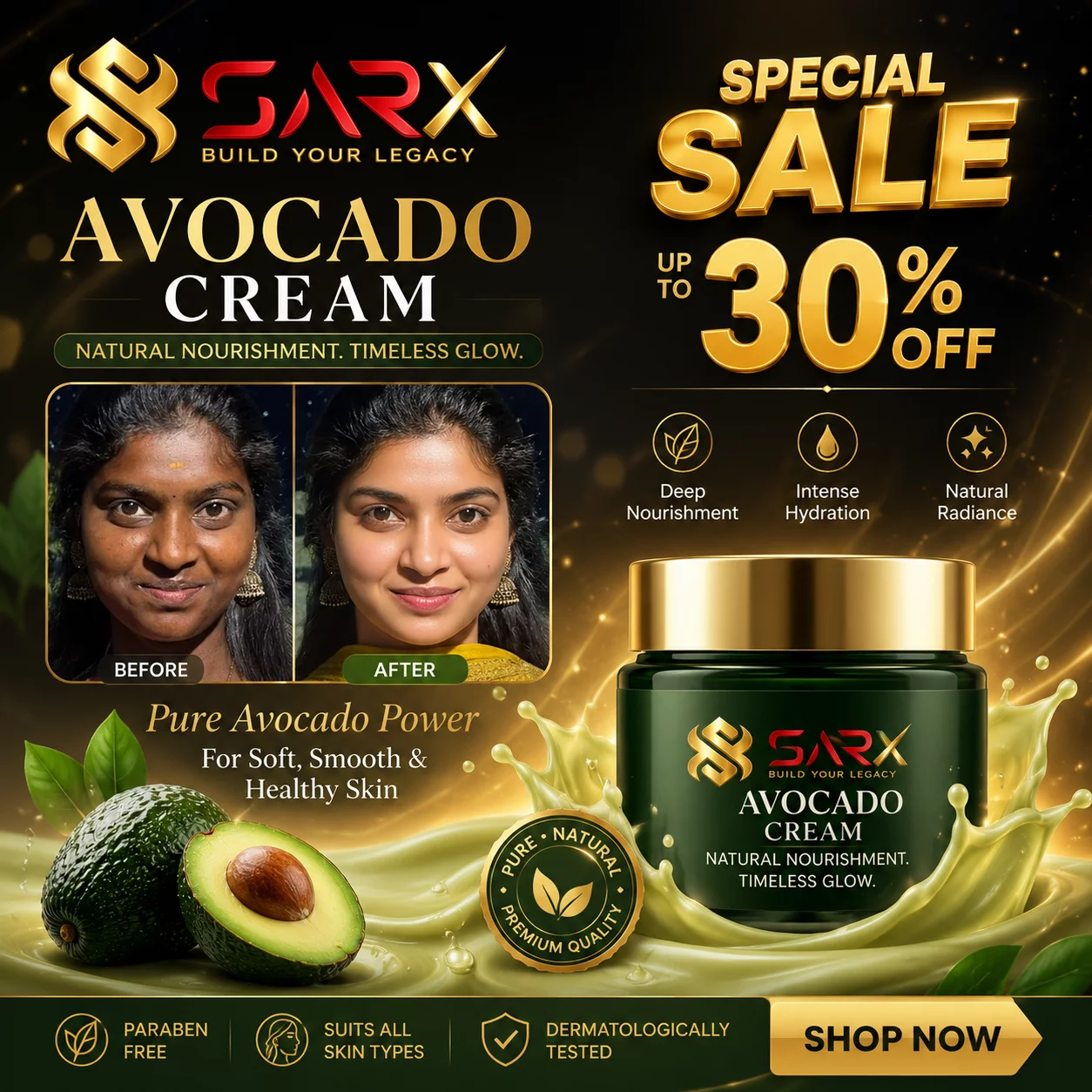 Avocado Cream 30GM