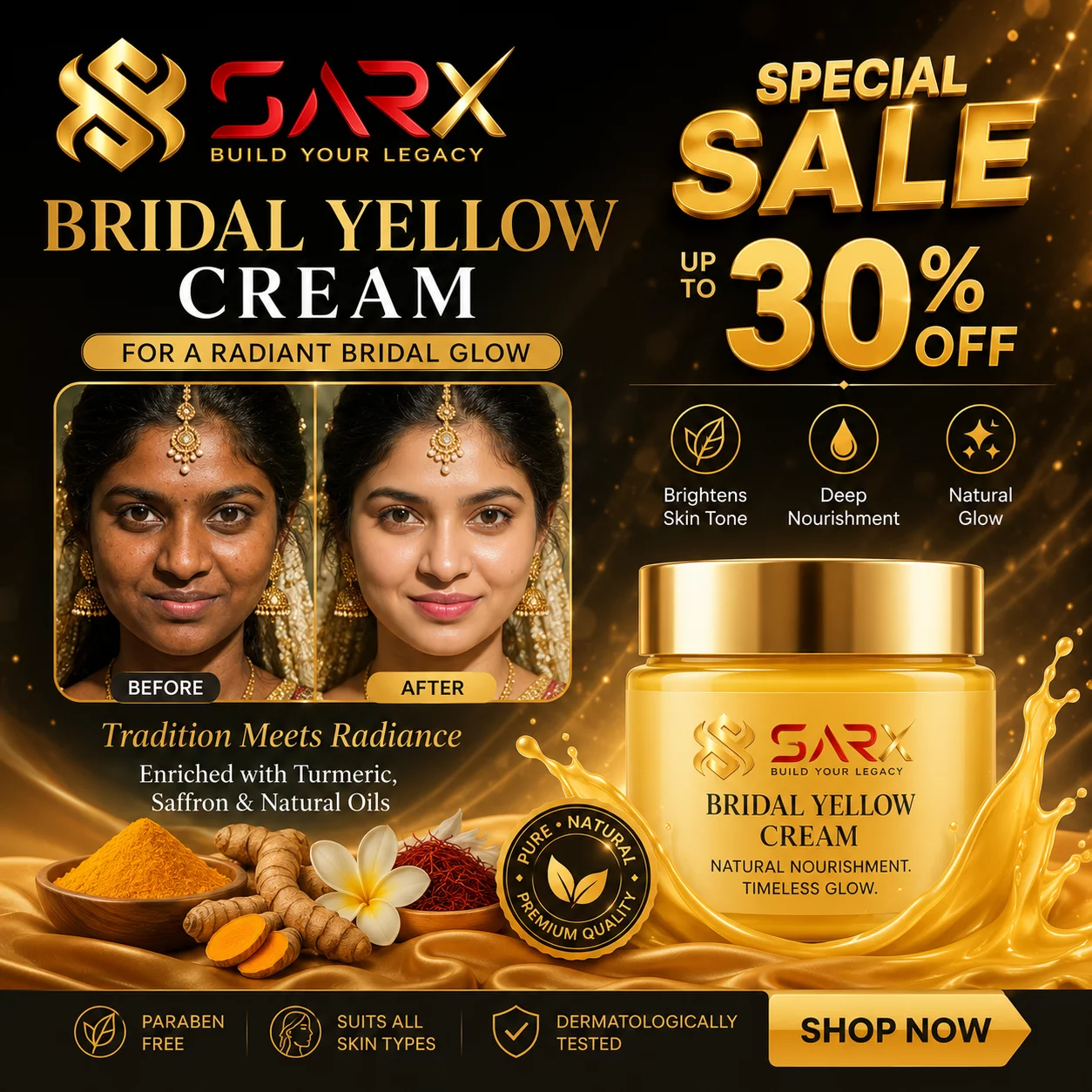 Bridal Yellow Cream 30GM