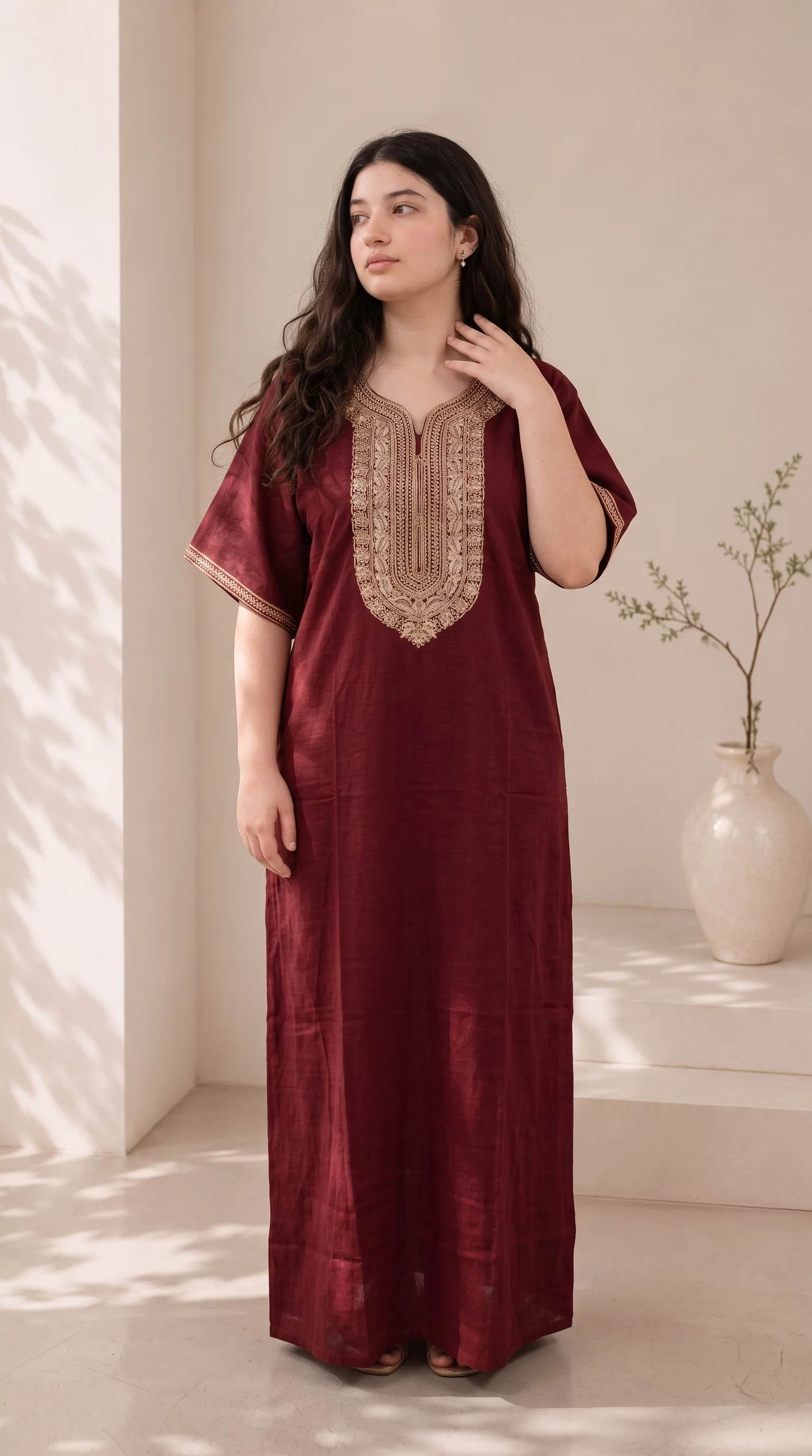 Embroidered Gown
