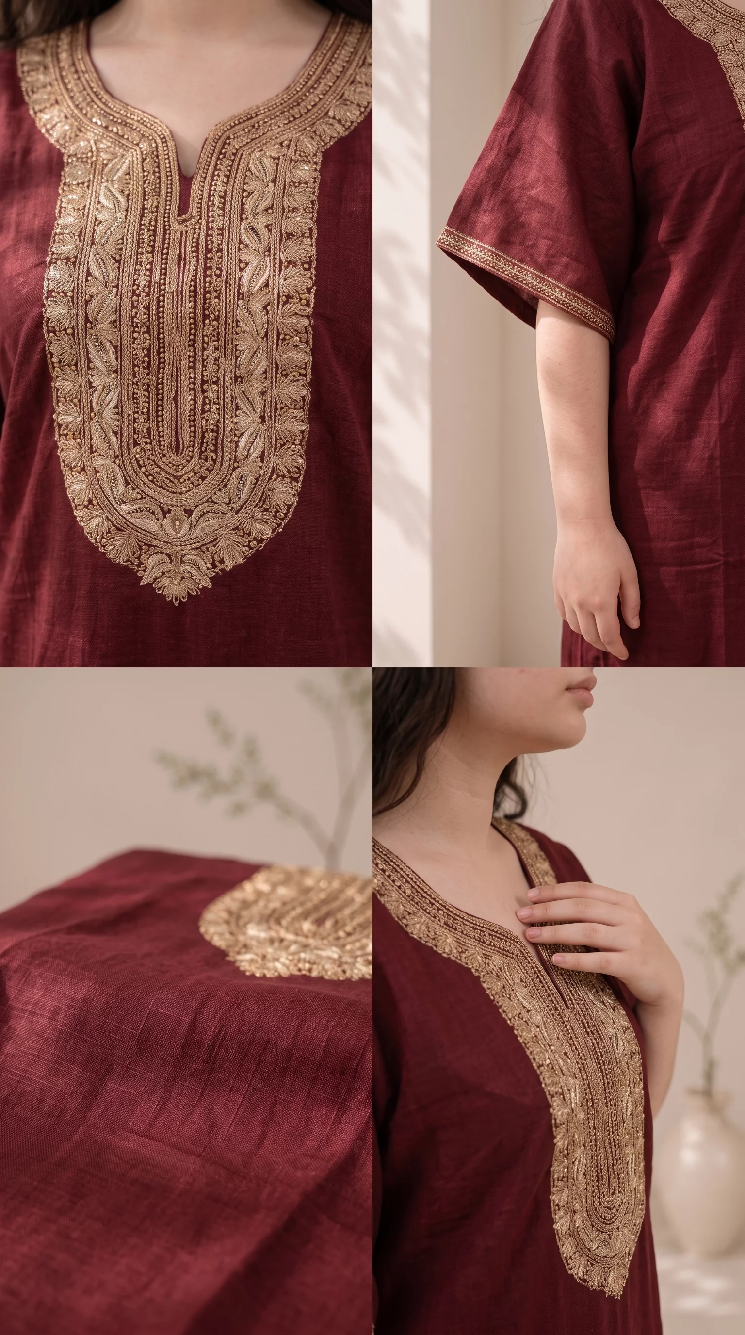 Embroidered Gown
