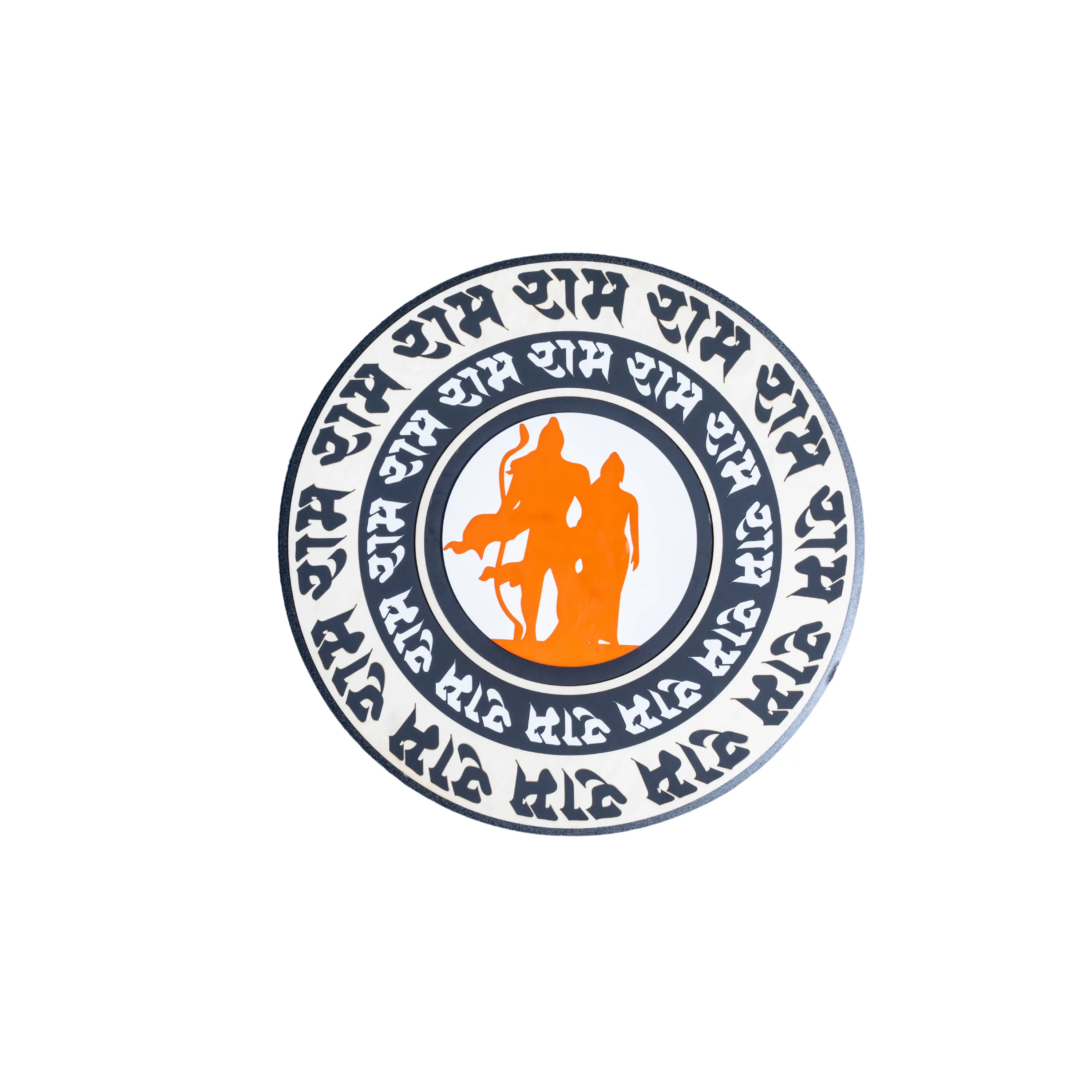 Shree Ram Wall Art Round Frame