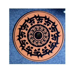Om Name Round Wall Art