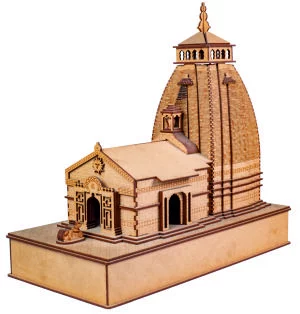 Kedarnath Mandir 3D Handcraft Wood Temple