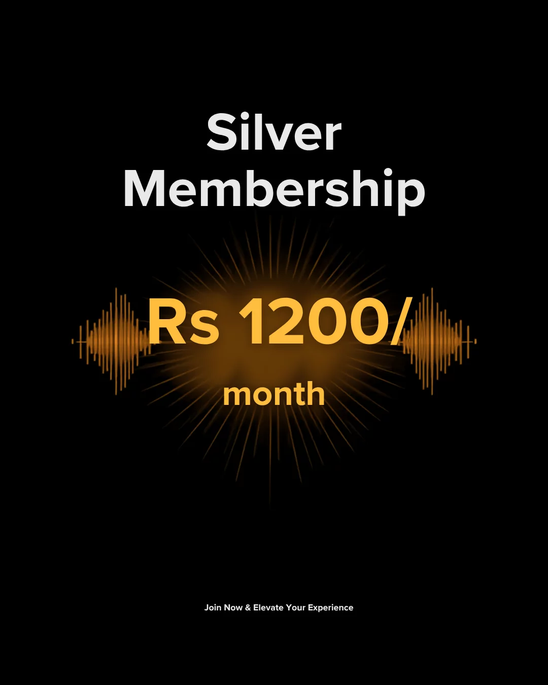 Membership @1200/month