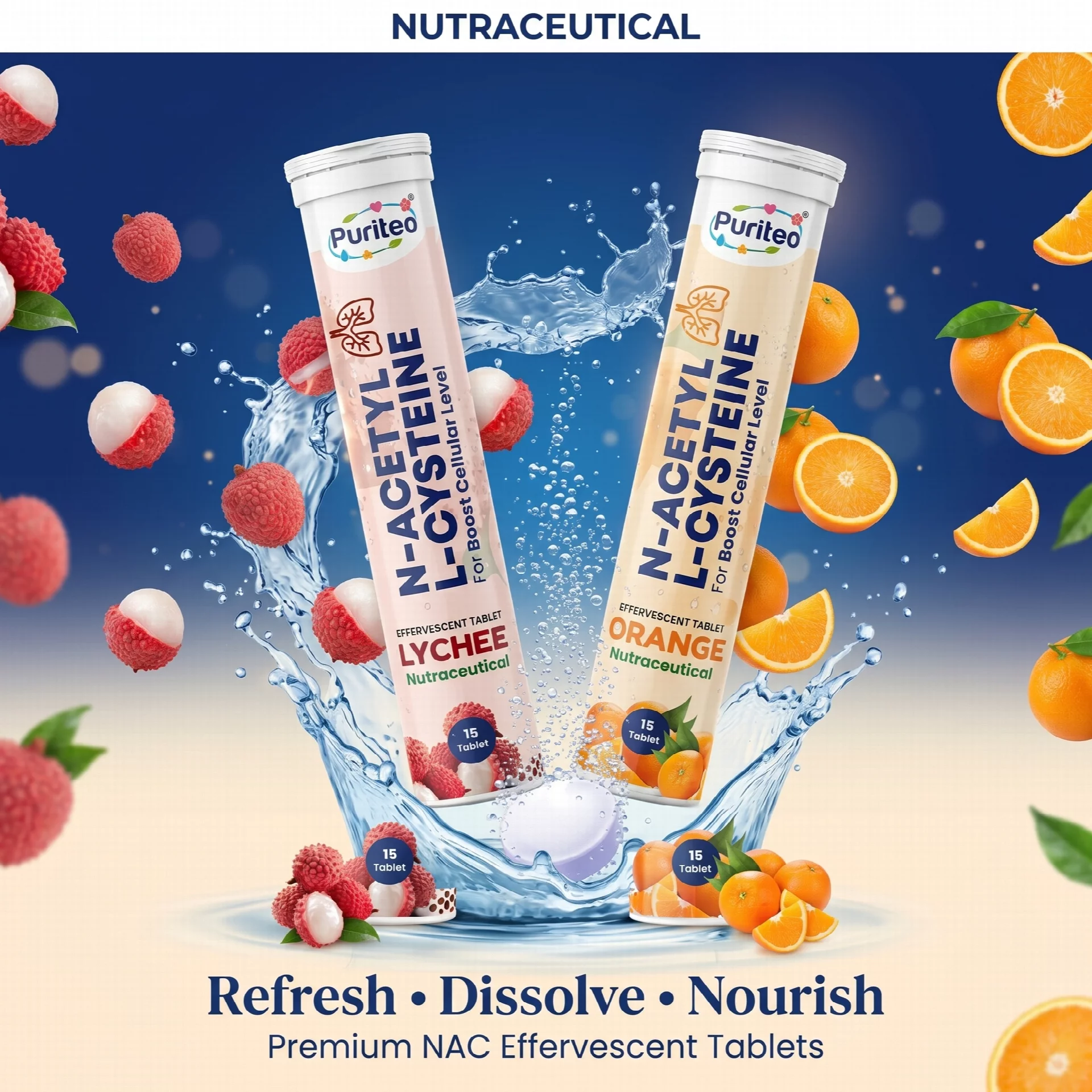 N-Acetyl L-Cysteine Effervescent Tablet