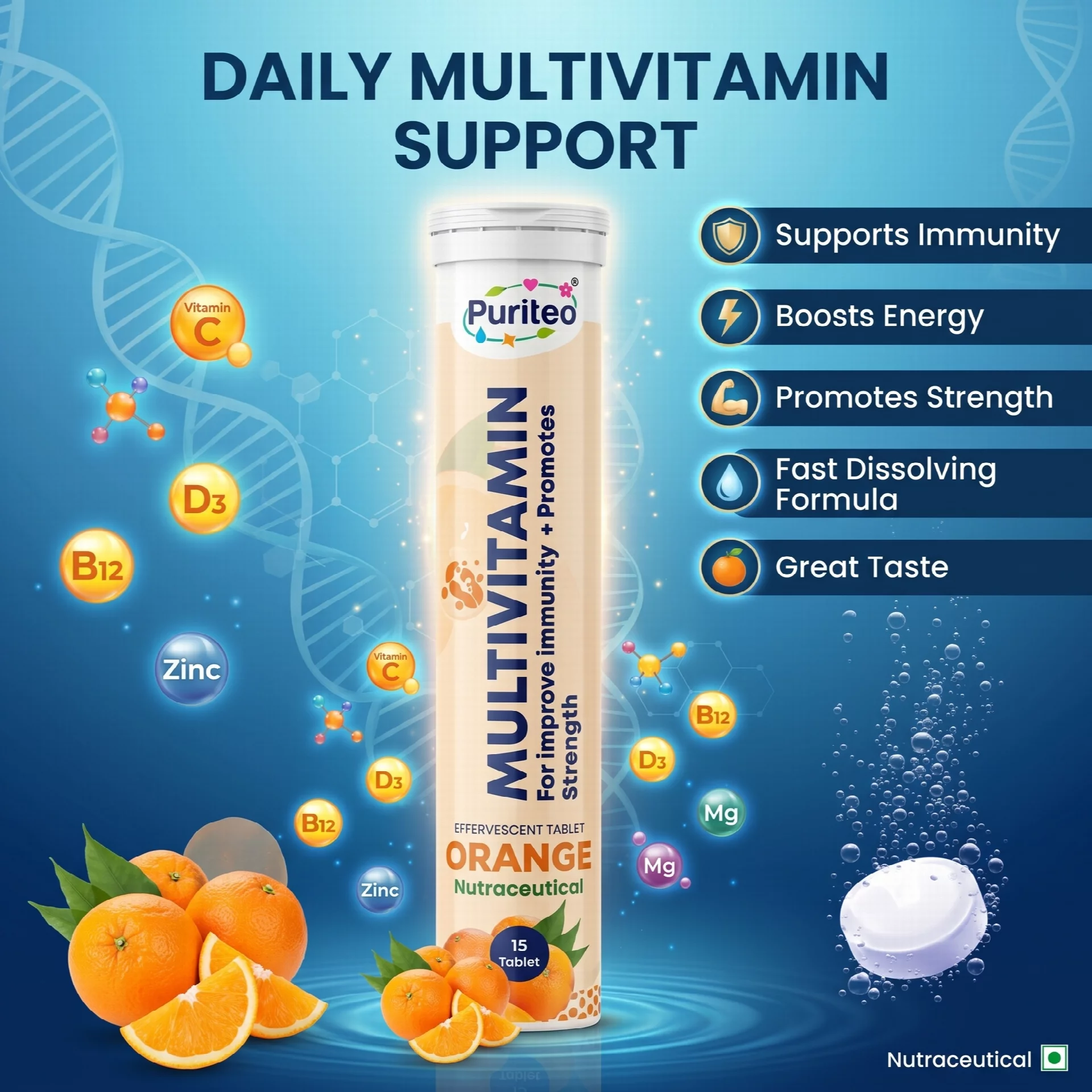 Multivitamin Effervescent Tablet