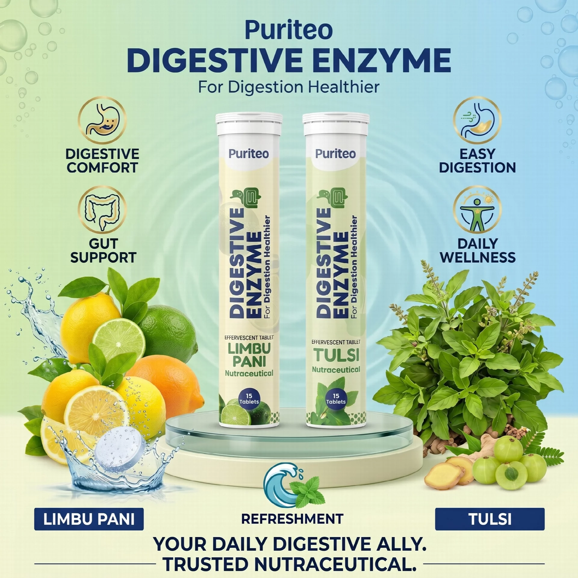 Digestive Enzyme Effervescent Tablet