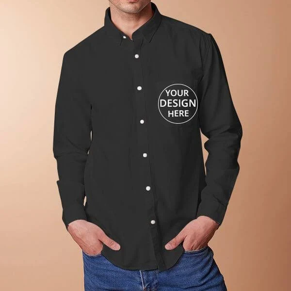 Black Custom Formal Shirt