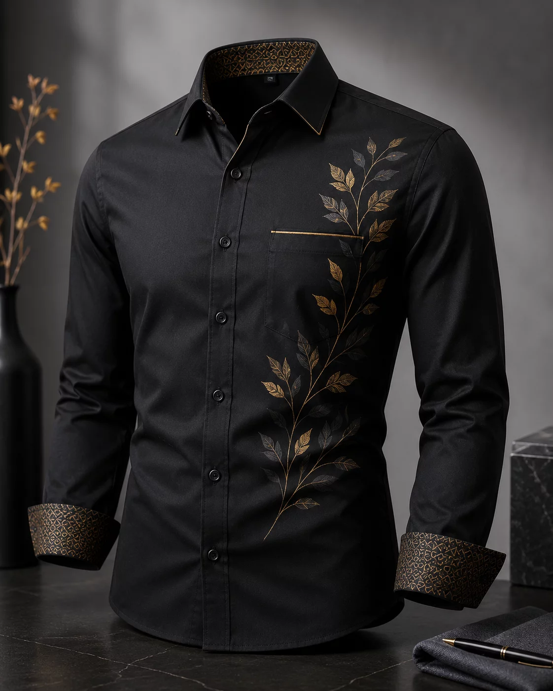 Black Custom Formal Shirt