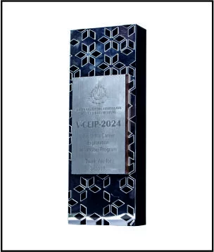 Acrylic Black Trophy & Silver Mirrar Custom Awards