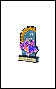 Garba Performance Acrylic Trophy