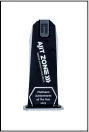 Black Acrylic Trophy With Laser Marking Finishing