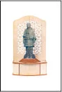 Wooden Trophy Sardar Vallbhbhai With Golden Plate Finishing