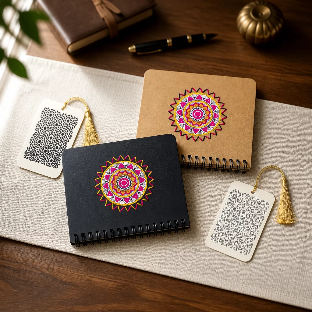 'Mandala' Mini Twin Journals