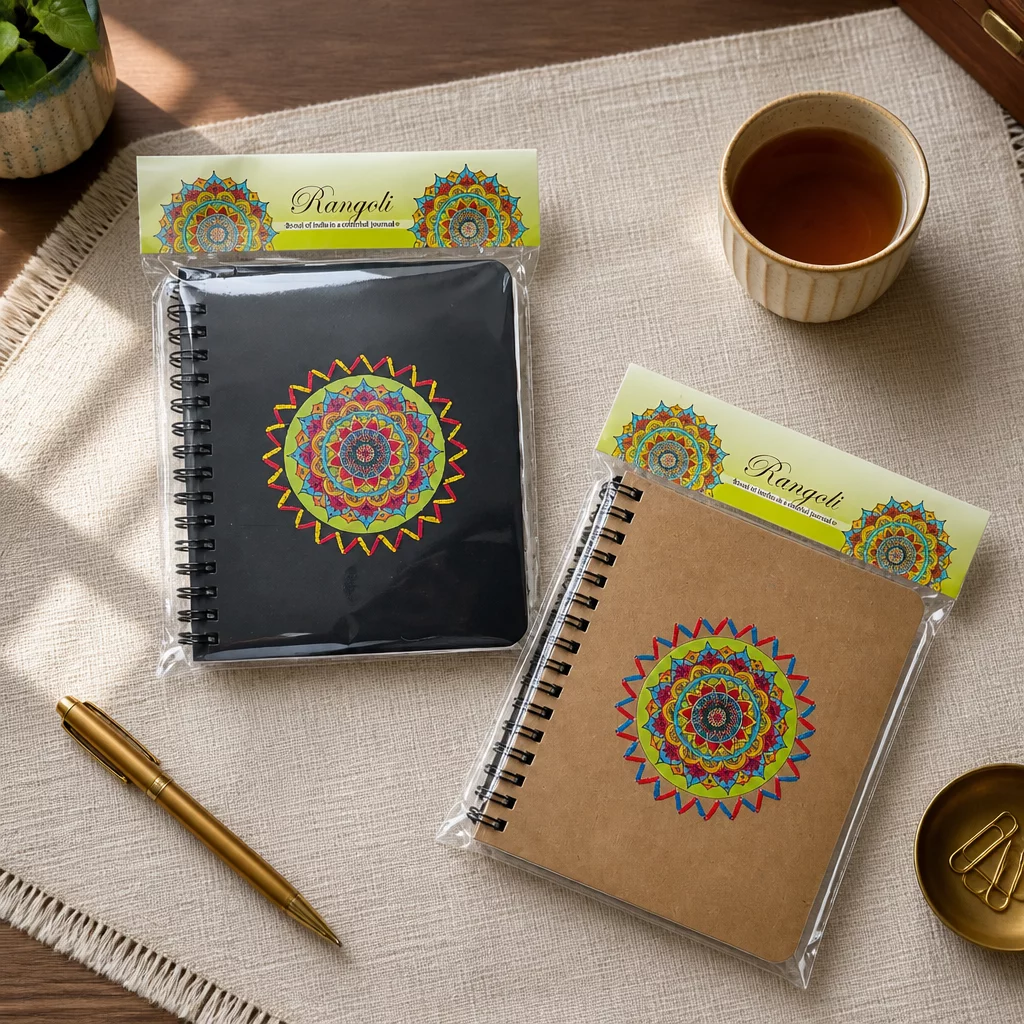'Rangoli' Mini Twin Journals