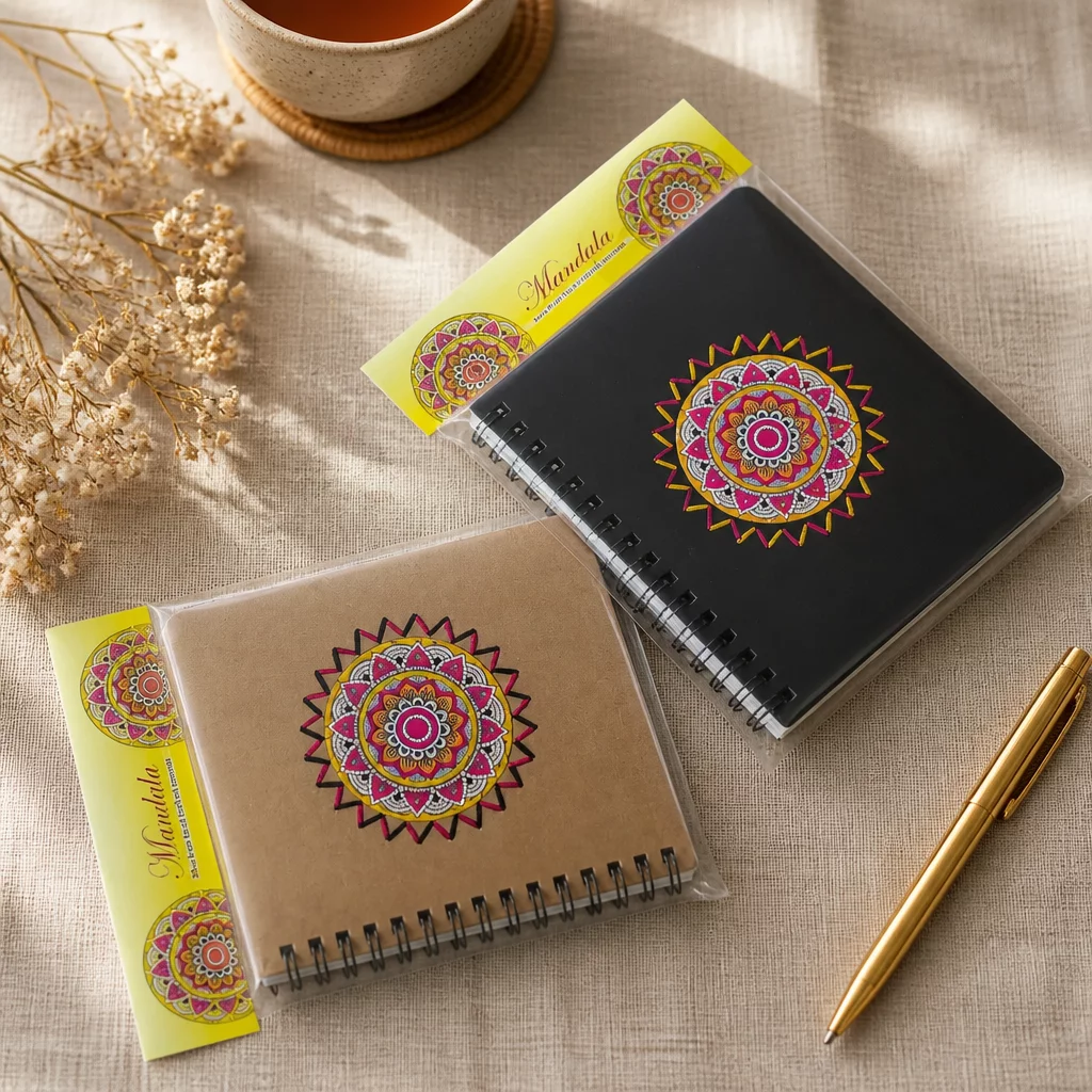 'Mandala' Mini Twin Journals