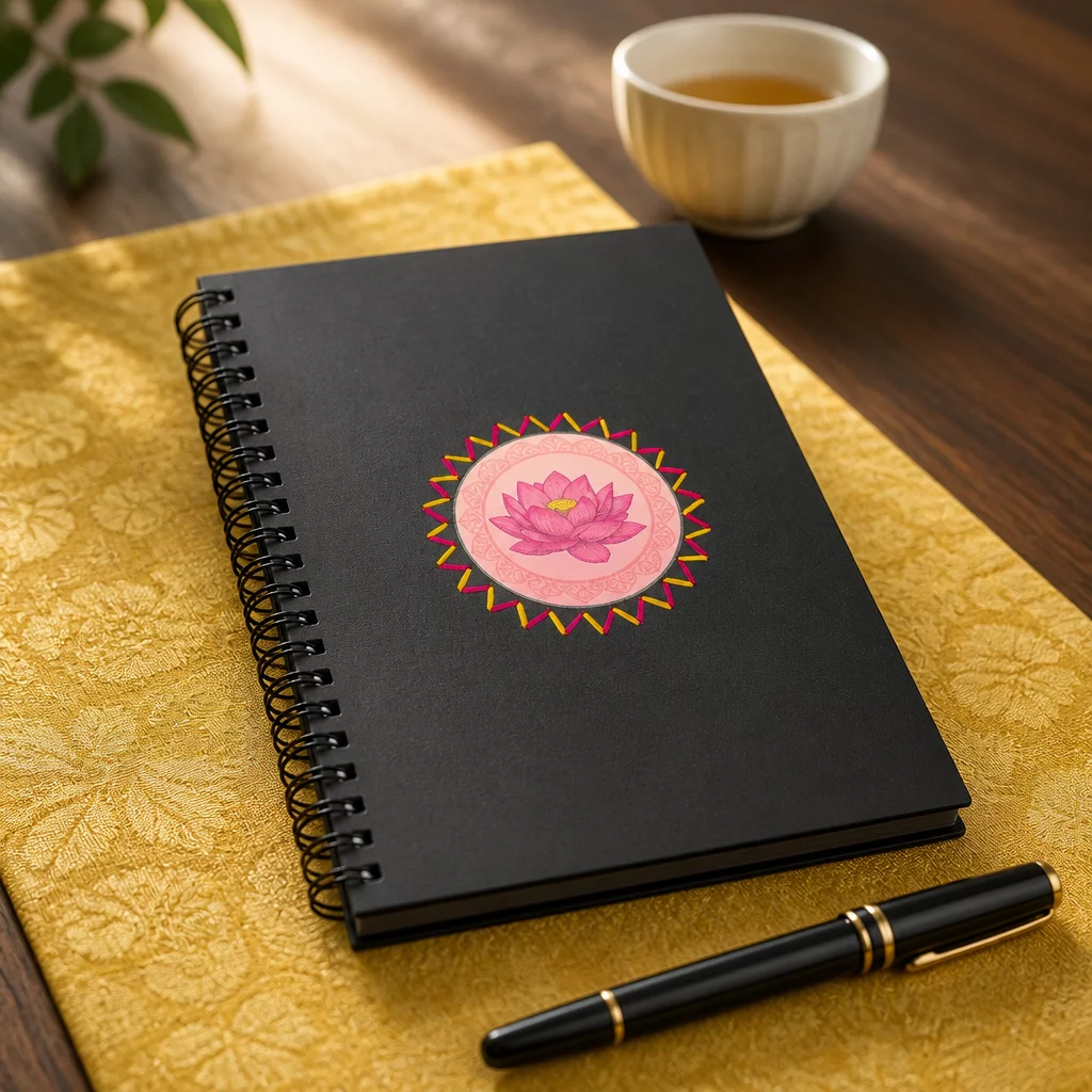 'Padma' Handcrafted Diary (A5 size)
