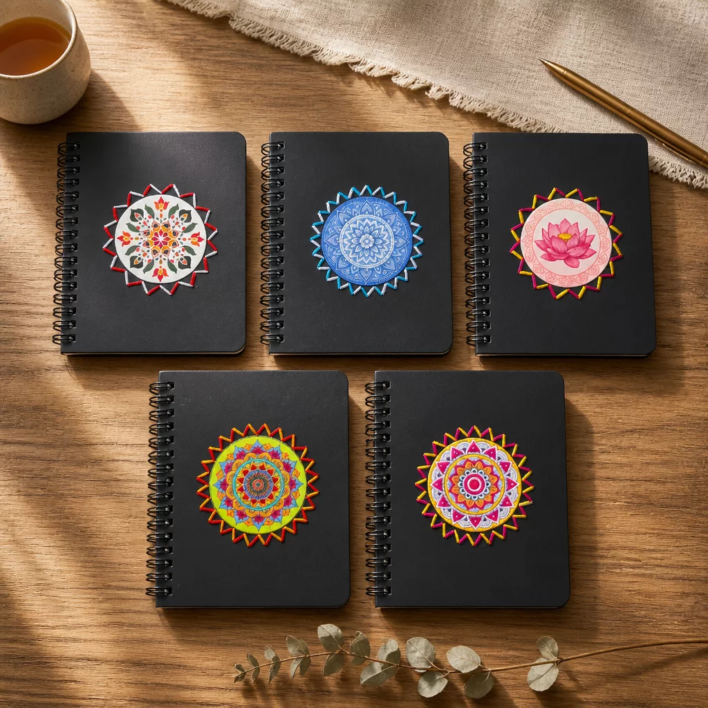 Set of 5 Mini Journals (BLACK)