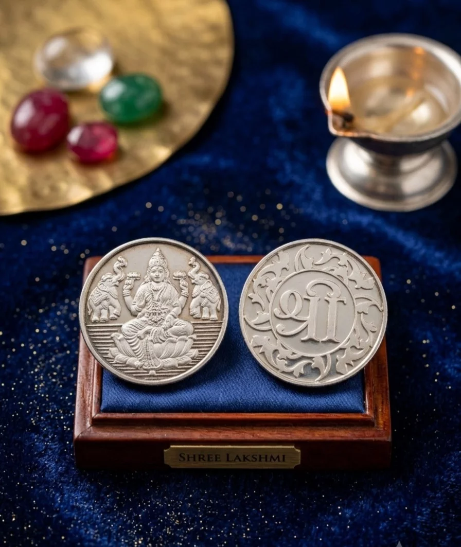 Pure Silver Coin Laxmi Shree