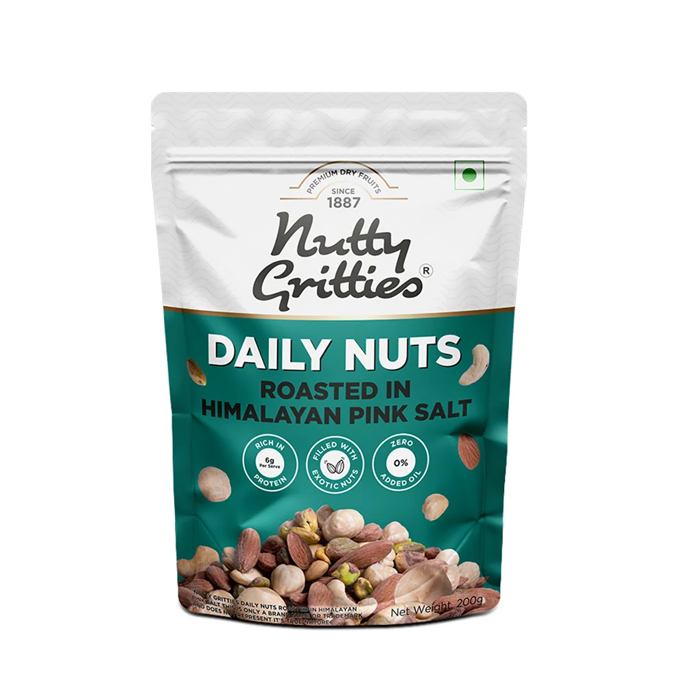 Nutty Giritties Daily Nuts Roasted in Himalayan Pink Salt
