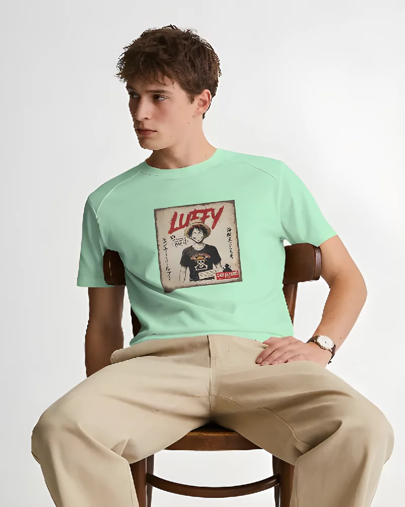 Straw Hat Captain Tee Sea Green