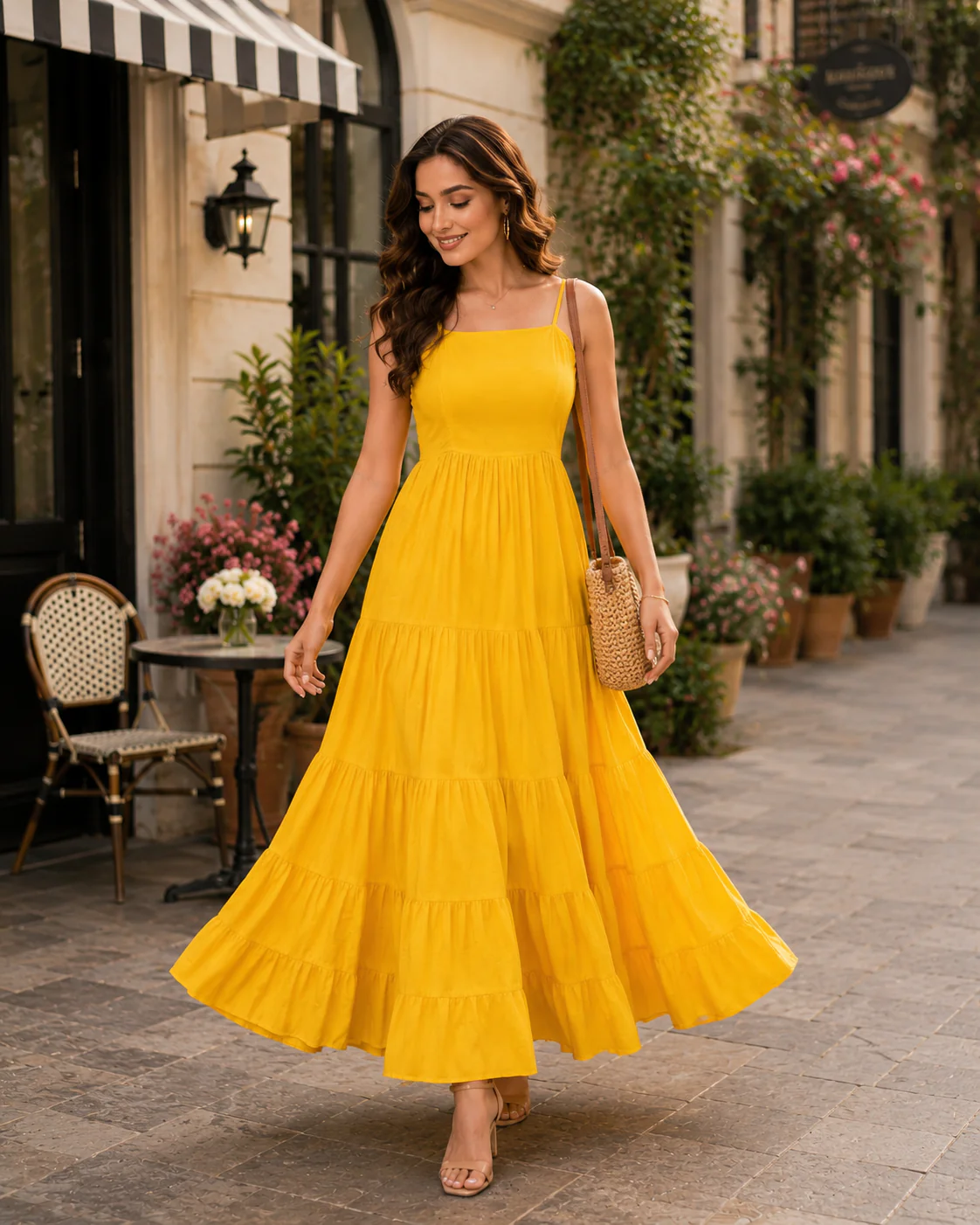 Sunshine Tiered Maxi Dress