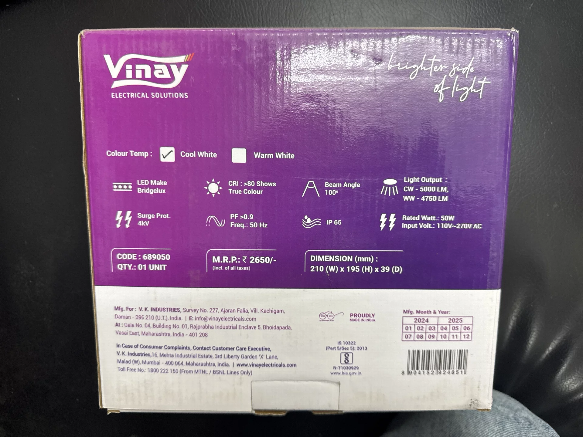Vinay Vino50W LED Flood Light