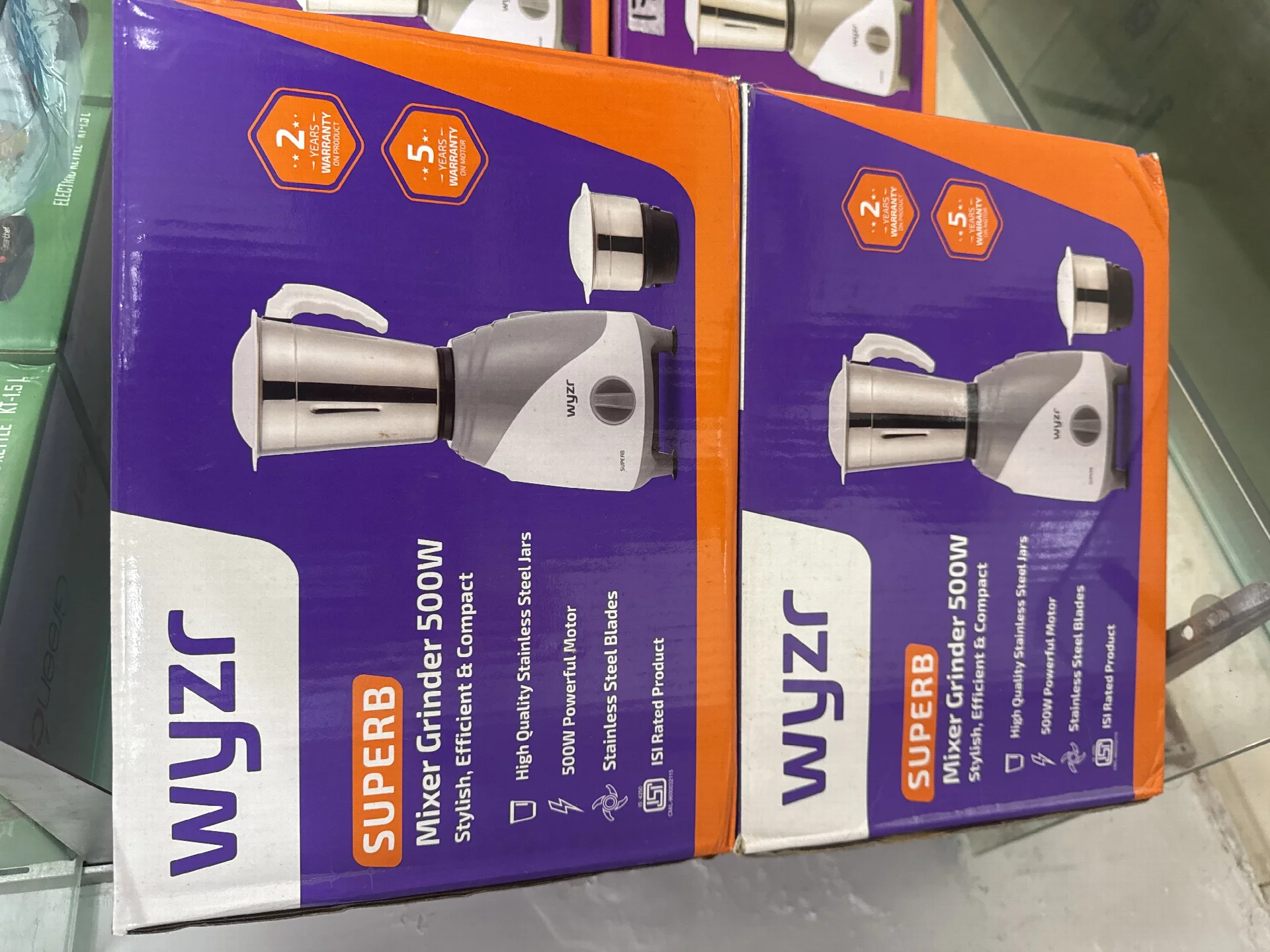 Wyzr SuperB Mixer Grinder 500W