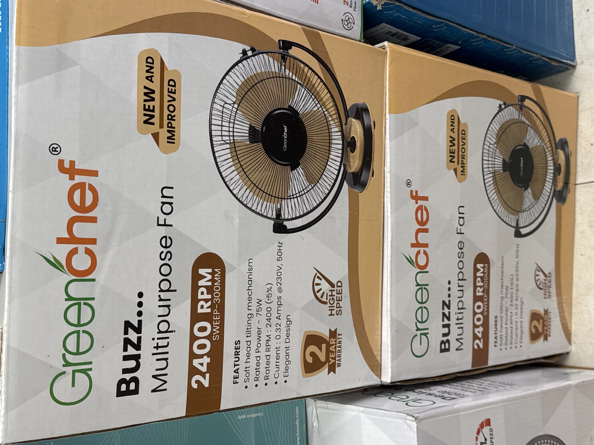 Greenshef Buzz Multipurpose Fan 2400 RPM