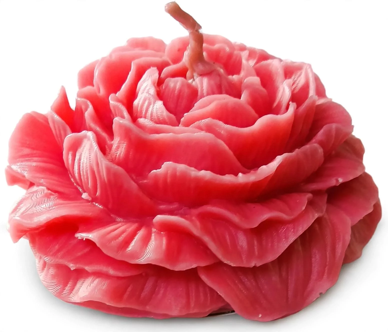 Peony Flower Candle Pink, 8x8.5 cm, 95g