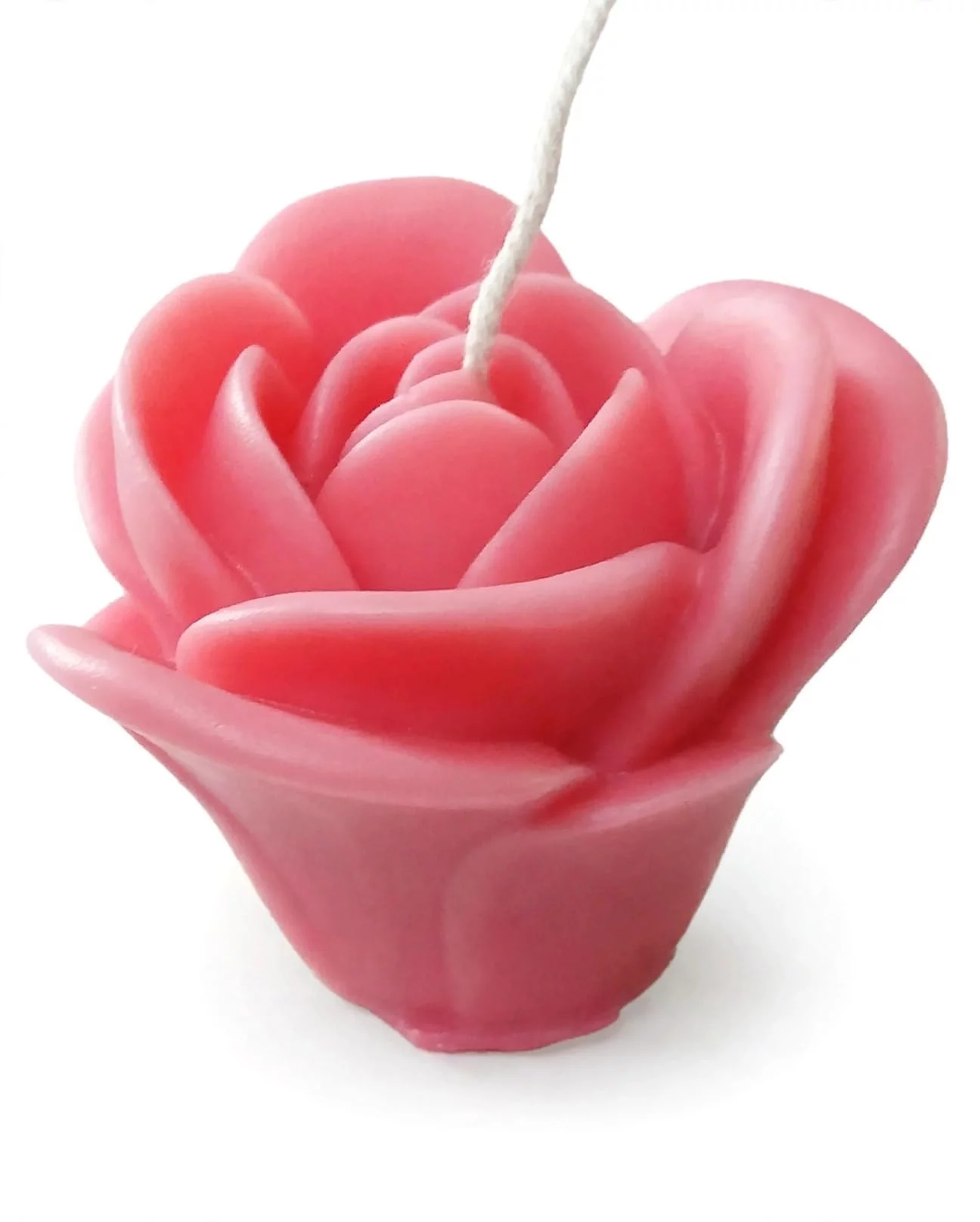 Rose Shaped Decorative Floating Candle Pink 5x2x6 cm 45g
