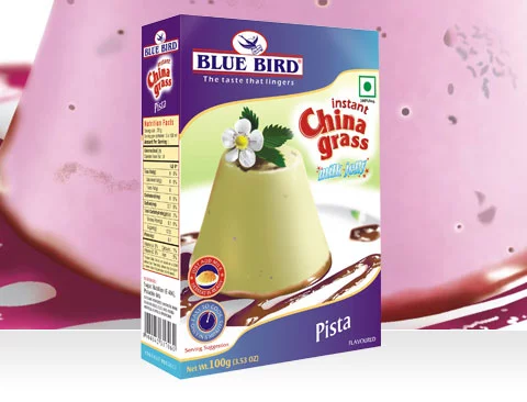BLUE BIRD INSTANT CHINA GRASS MILK JELLY PISTA Mumbai