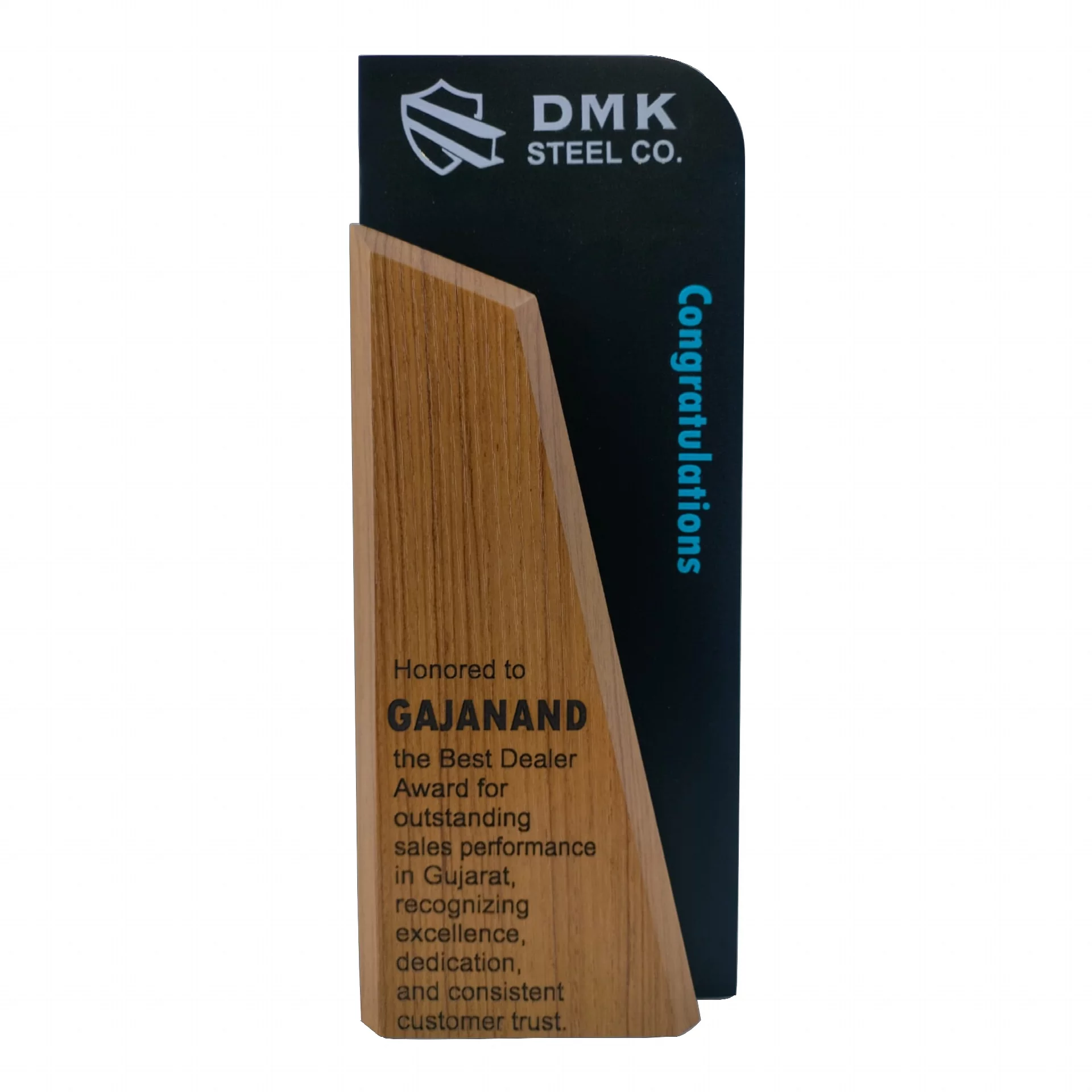 Personalized Round Trophy
