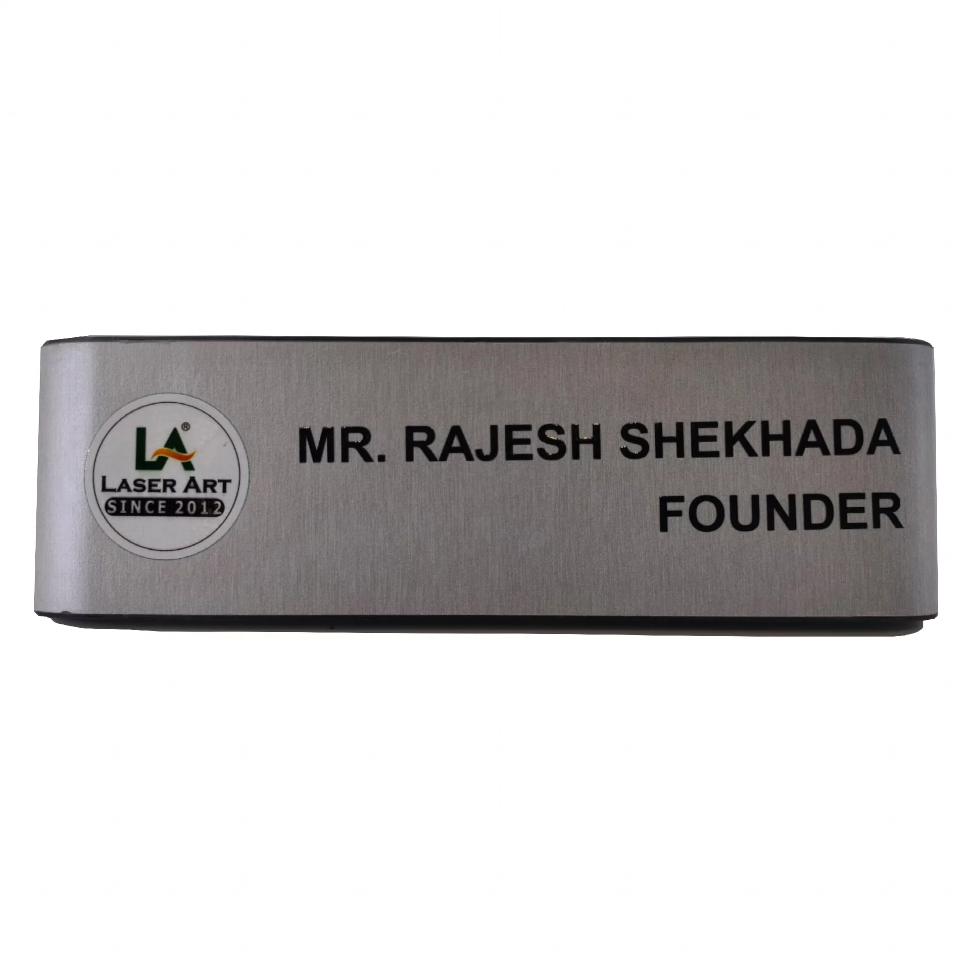 Wooden Home/Office Table Nameplate, Laser Cut & UV Printed