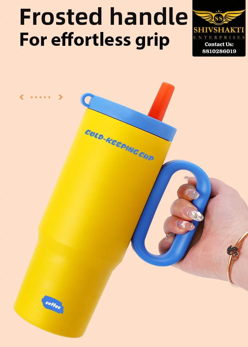 Stainless Steel Tumbler Hot and Cold with Straw