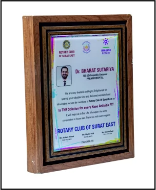 Corporate Recognition Wooden Plaque