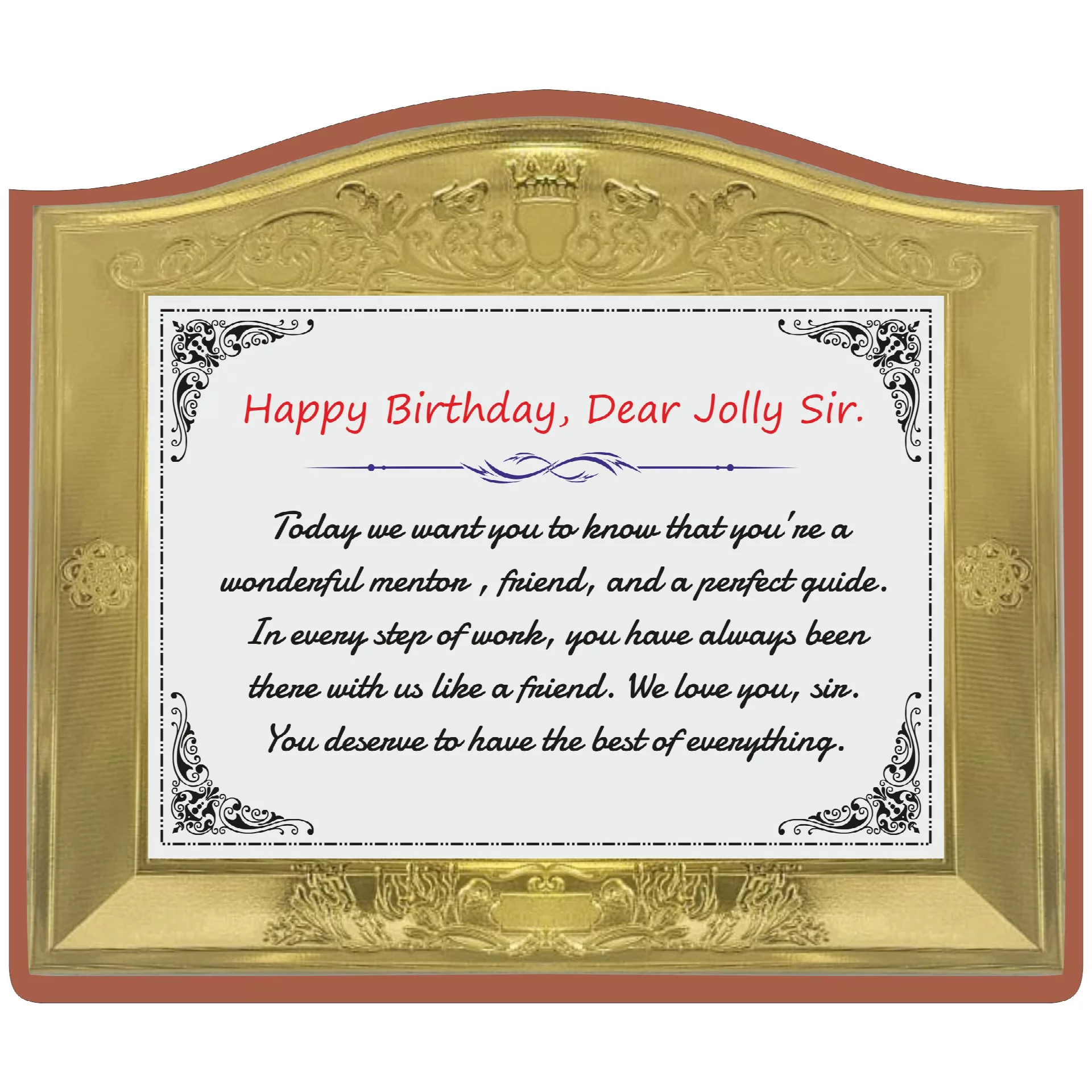Editable Certificate of Recognition